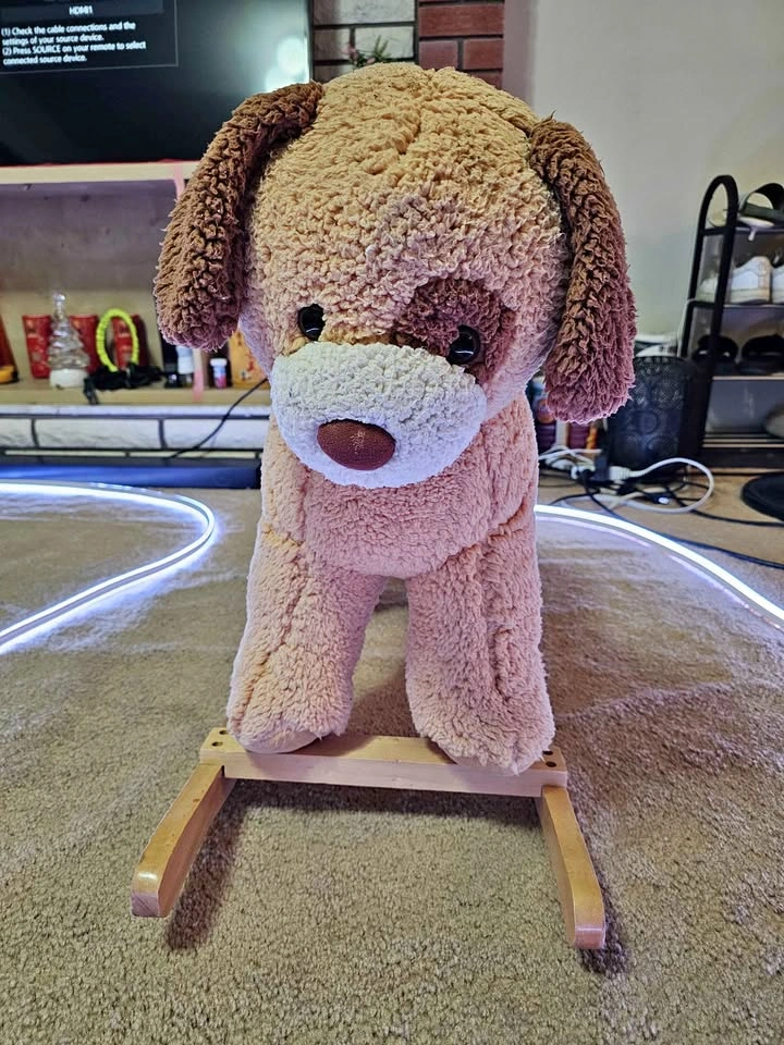 Plush Dog Rocking Toy