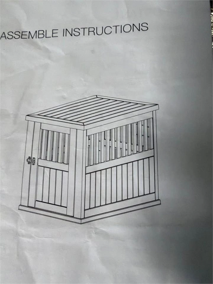 BN-Lockable Indoor/ outdoor Resin Dog Crate /End Table - photo 4