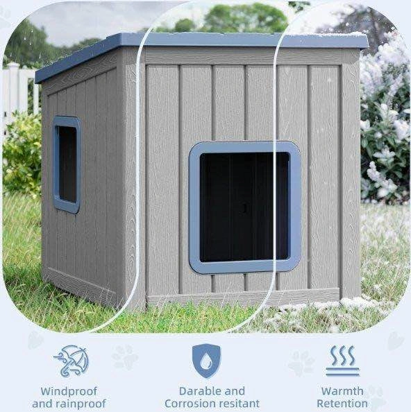 NEW-Outdoor/ Indoor Weatherproof Resin Cat/ small animals House - photo 4
