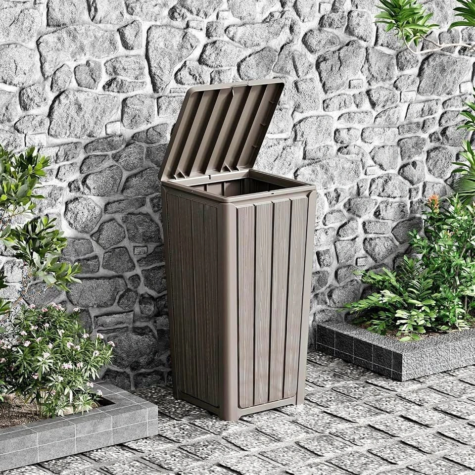 NEW-Waterproof UV resistance Resin Outdoor/ indoor Trash Can