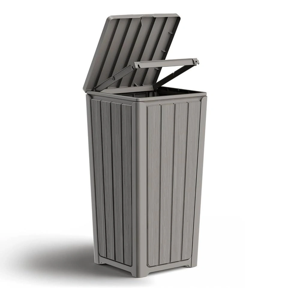NEW-Waterproof UV resistance Resin Outdoor/ indoor Trash Can - photo 2