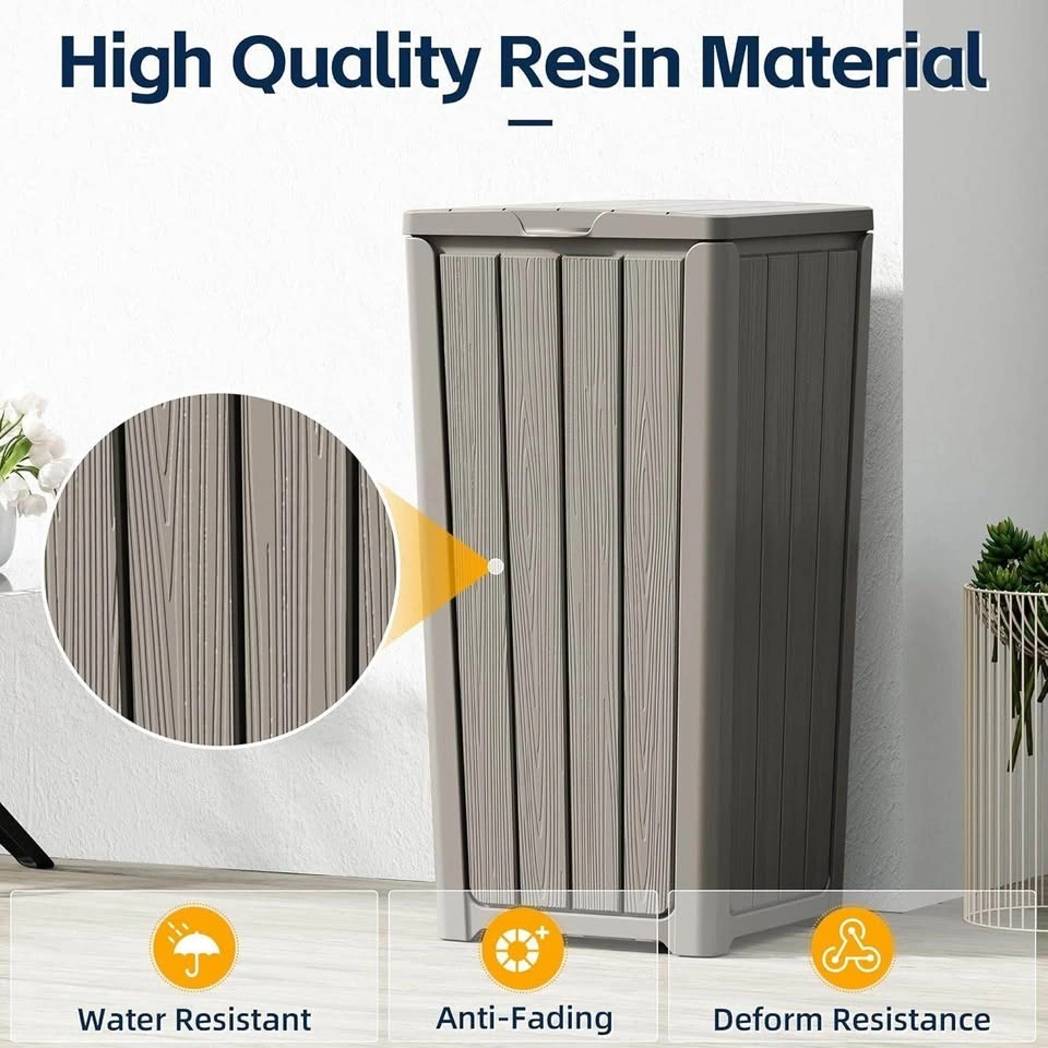 NEW-Waterproof UV resistance Resin Outdoor/ indoor Trash Can - photo 3