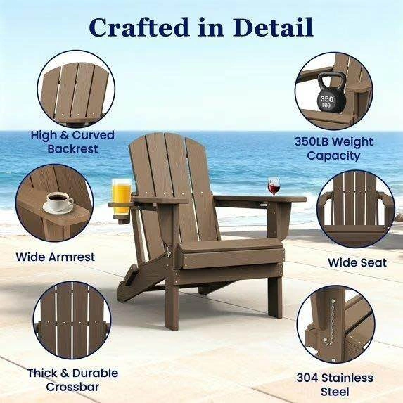 BN-Adirondack Chair w/2 Cup Holders - photo 2