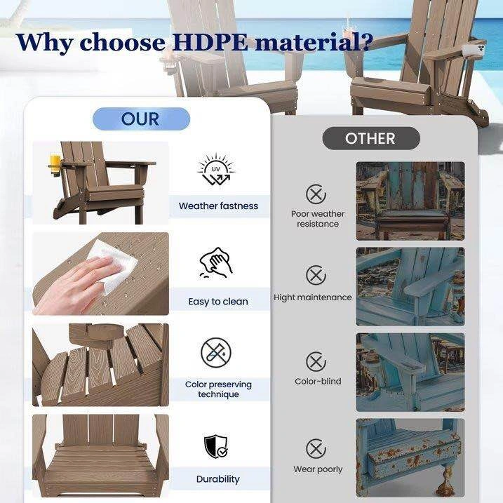 BN-Adirondack Chair w/2 Cup Holders - photo 4