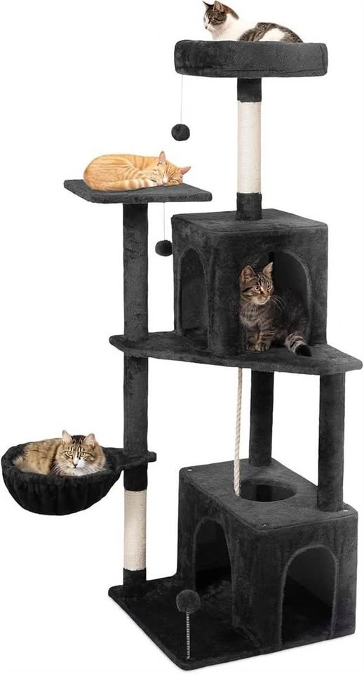 New-Multi layer Plush Cat Tree & Condo with Scratching Post - photo 2