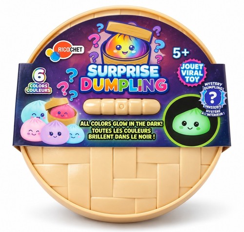 Glow In The Dark Jumbo Mystery Squishy Dumpling - Brand New - photo 2