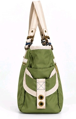 LeSportsac Artist In Residence Olive Green Tote Bag Y2K - photo 3