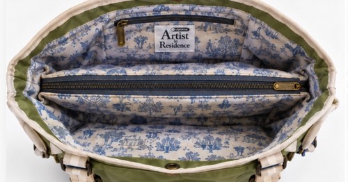 LeSportsac Artist In Residence Olive Green Tote Bag Y2K - photo 5