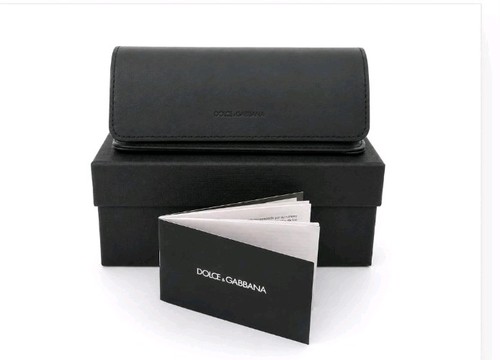 NEW DOLCE & GABBANA BLACK SUNGLASSES EYEGLASSES OPTICAL LARGE CA