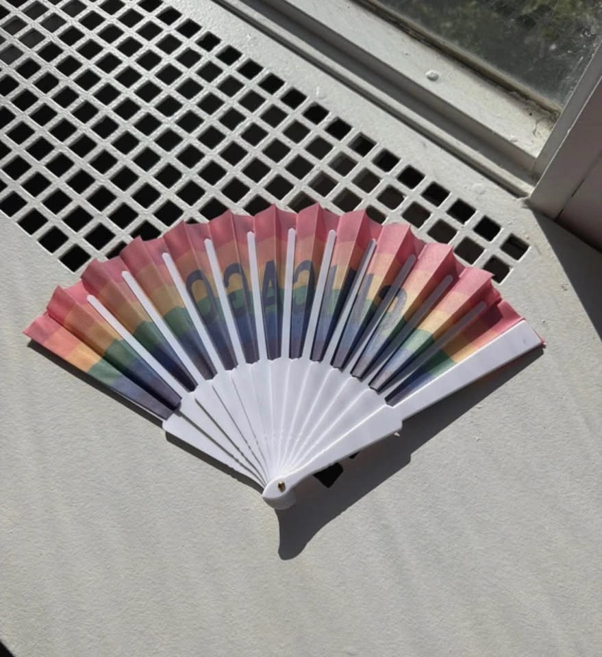 Chicago Rainbow Folding Fan - photo 2