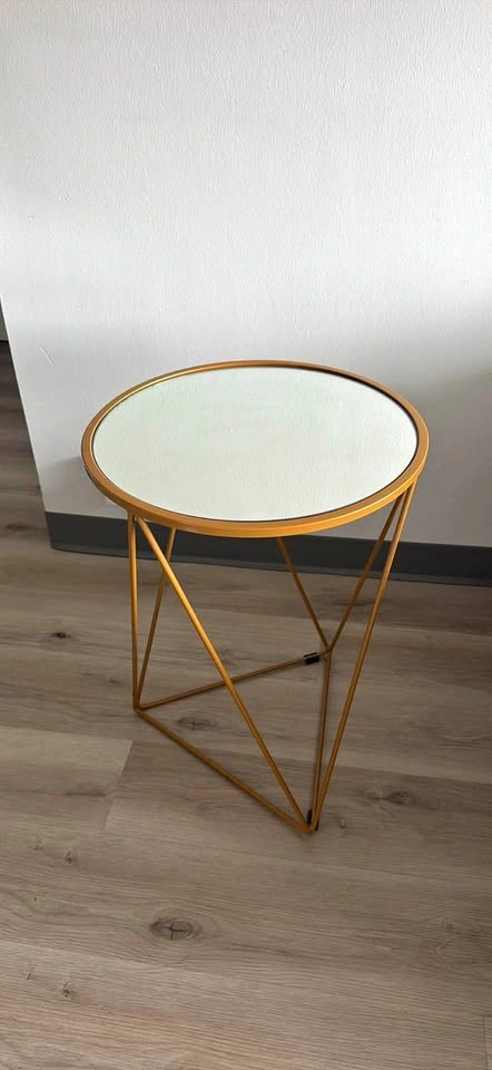 mirror side table