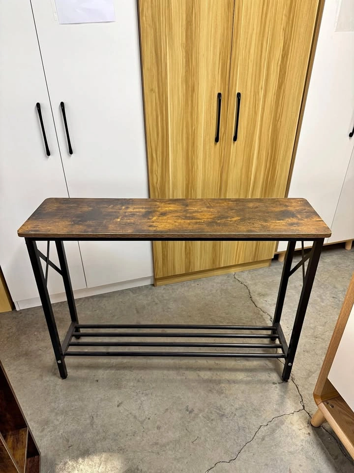 C5172 EDB042 Slim Entryway Table with Metal Frame