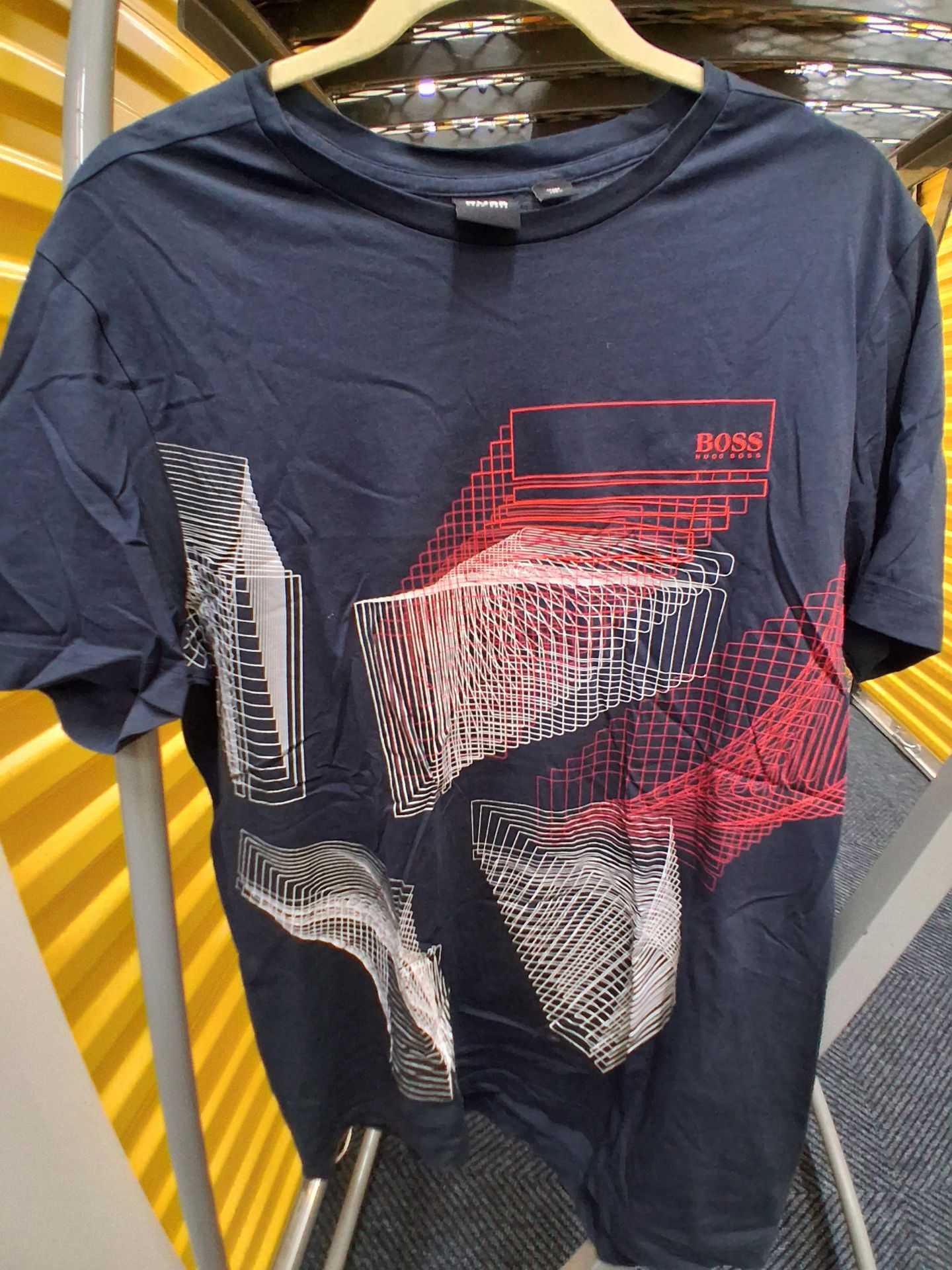 Hugo Boss Navy Graphic T-Shirt
