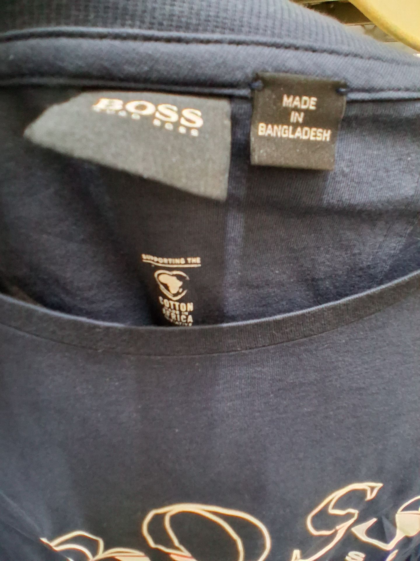 Hugo Boss Navy Logo T-Shirt - photo 2