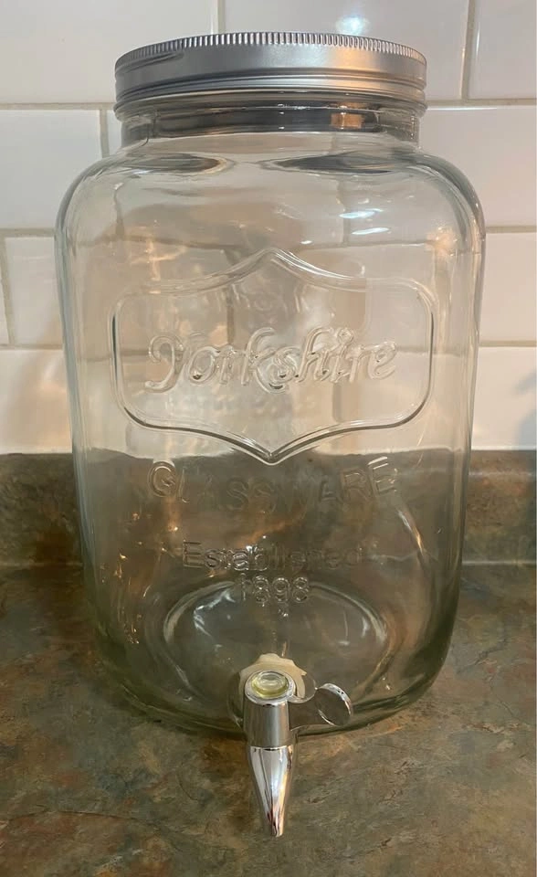 MASON JAR DRINK DISPENSER W/ 6 MUGS - photo 2