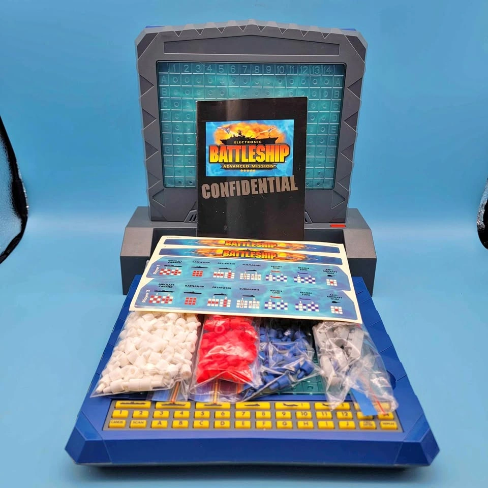 2000 Electronic Battleship Advanced Mission Board Game