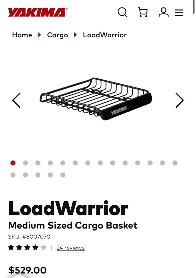 Yakima loadwarrior Basket