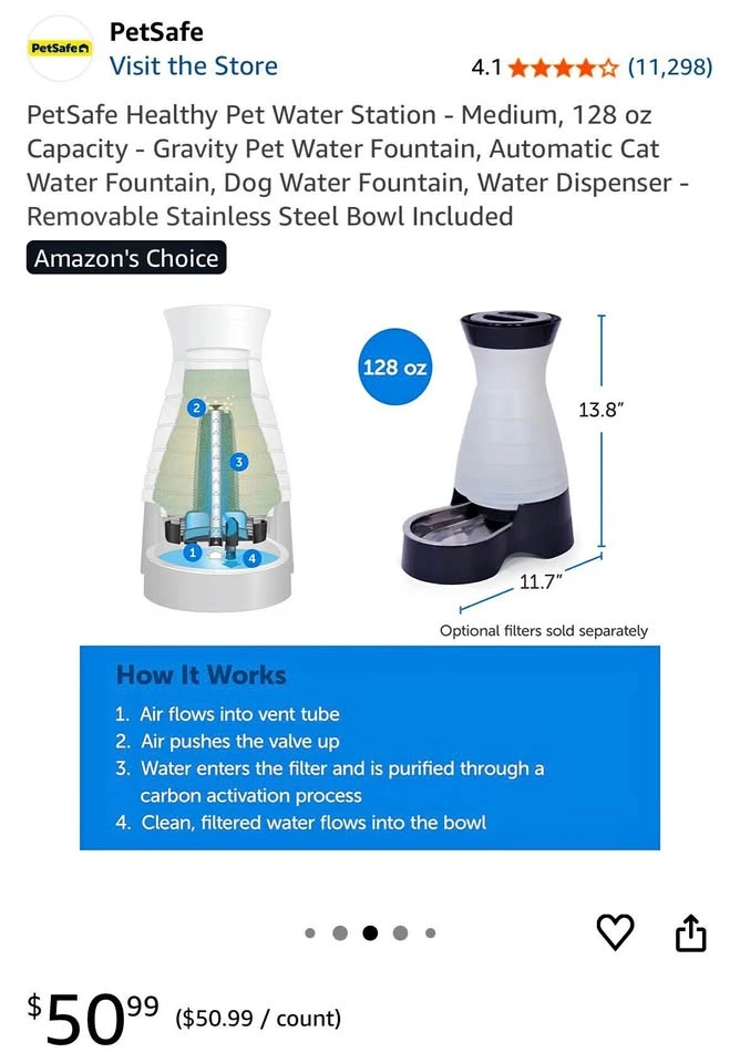 Petsafe water station feeder