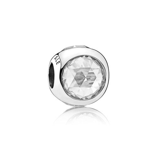 Authentic Pandora Radiant Droplet, Clear CZ Charm – 925 Sterling