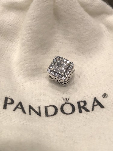 Authentic Pandora Geometric Radiance, Clear CZ Charm – 925 Silve - photo 3