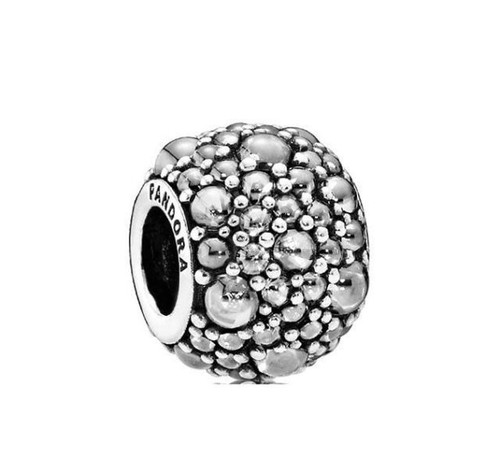 Authentic Pandora Shimmering Droplets, Clear CZ Charm - Sterling