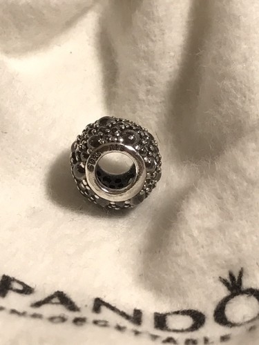 Authentic Pandora Shimmering Droplets, Clear CZ Charm - Sterling - photo 5