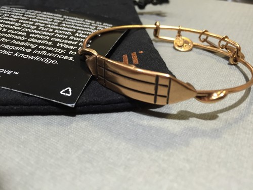 New Alex & Ani Atlantean Wrap Bangle - Gold Finish