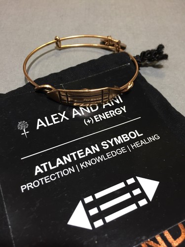 New Alex & Ani Atlantean Wrap Bangle - Gold Finish - photo 2