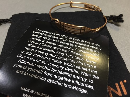 New Alex & Ani Atlantean Wrap Bangle - Gold Finish - photo 3