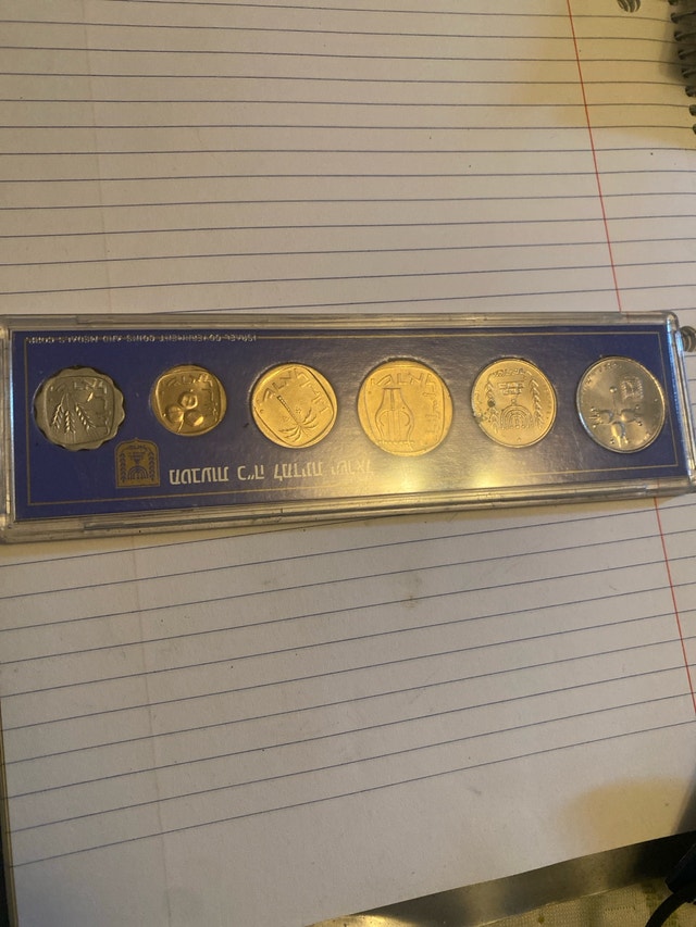 1973 Israel 25th Anniversary Official Mint 6-Coin Set - photo 2