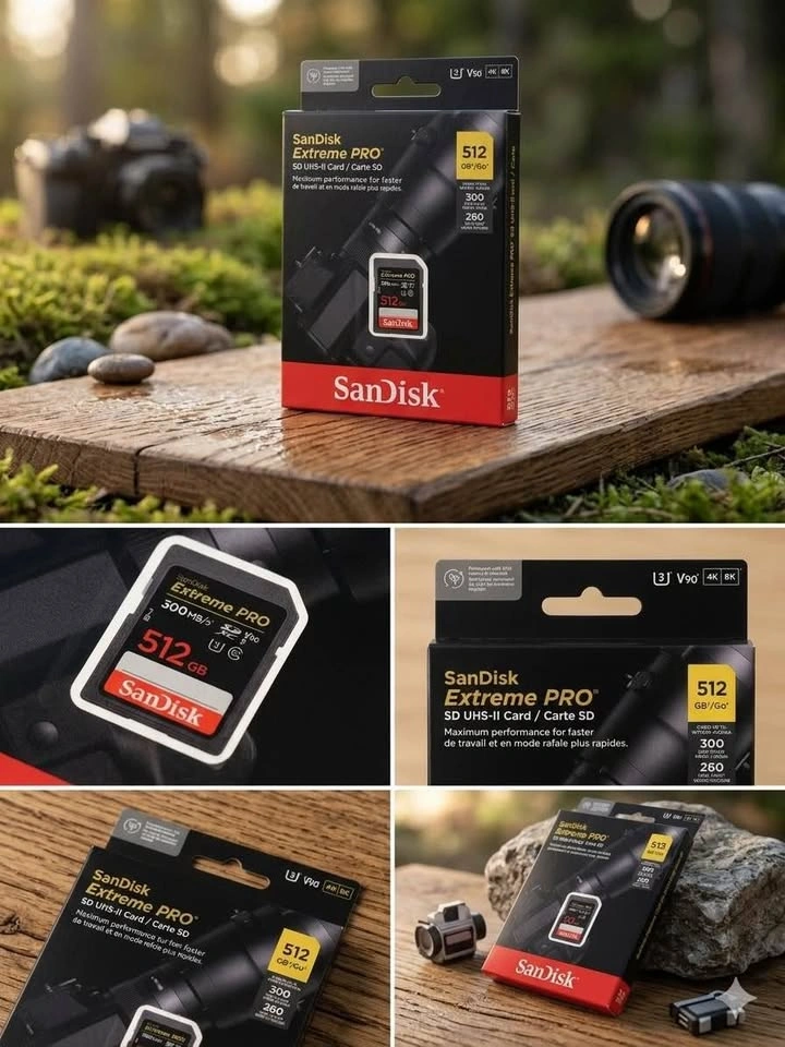 Brand New – SanDisk Extreme PRO SD UHS-II 512GB - photo 4