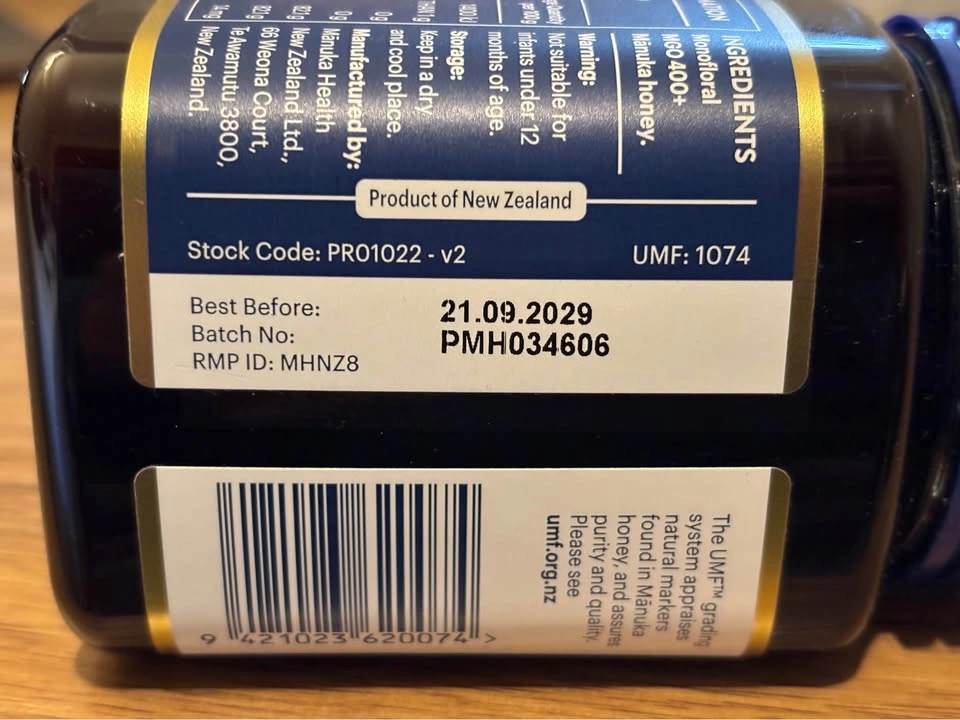 Manuka Health Manuka Honey UMF 13+ MGO 400+ (500g) - photo 3