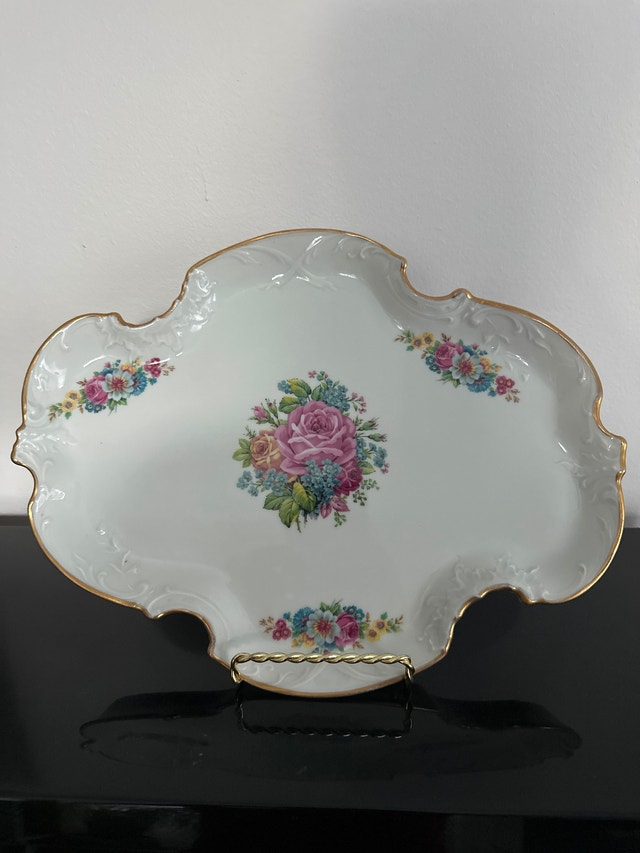 Vintage Limoges France porcelain serving platter