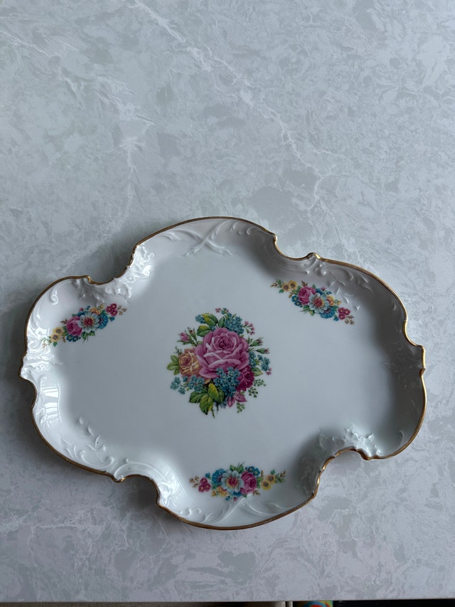 Vintage Limoges France porcelain serving platter - photo 2