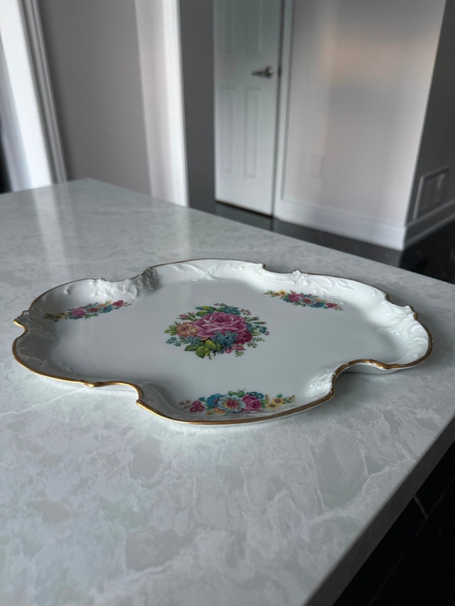 Vintage Limoges France porcelain serving platter - photo 3