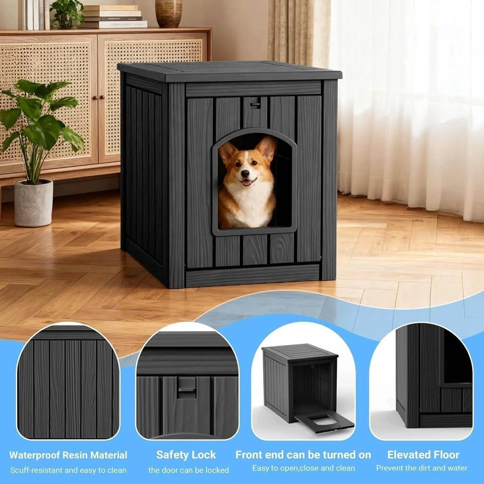 Resin Outdoor Cat House and Side Table - photo 4