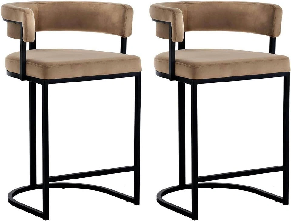 Set of 2 Modern Counter Stools
