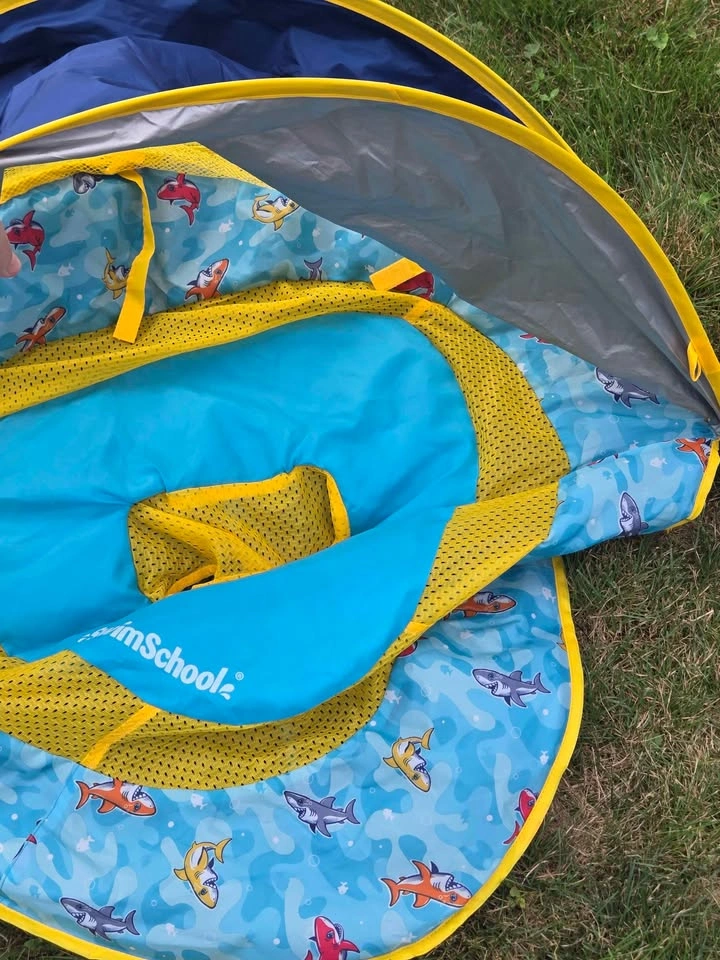SwimWays Sun Canopy Inflatable Baby Spring Float - photo 2