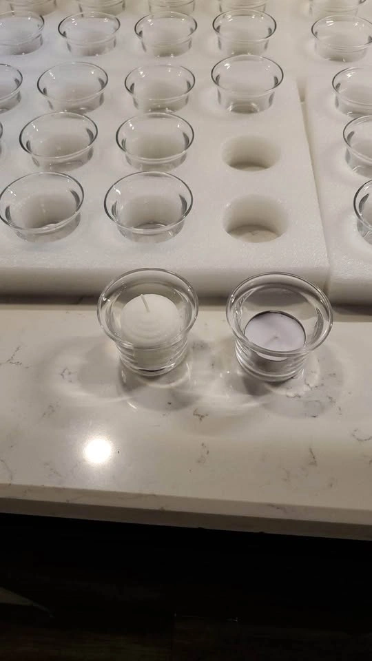Bulk Clear Glass Votive Candle Holders 48 pieces - photo 3