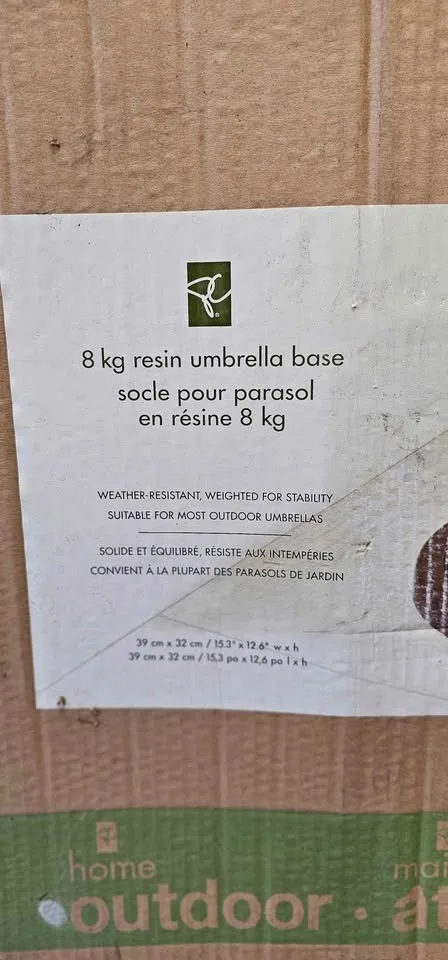 Umbrella base/stand image indicator(4)