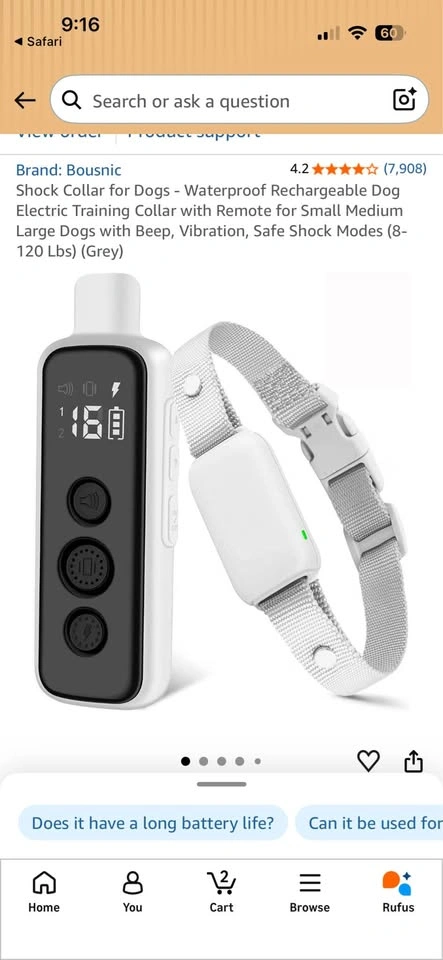 Bousnic Shock Collar for Dogs - photo 2