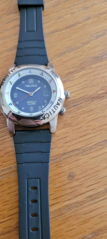 Men's Nautica Indiglo Alarm Watch