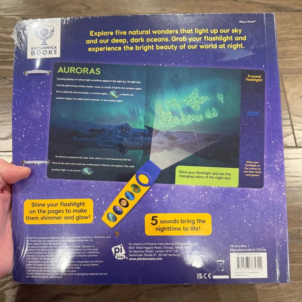Britannica Books Bright at Night Flashlight Sound Book - photo 2