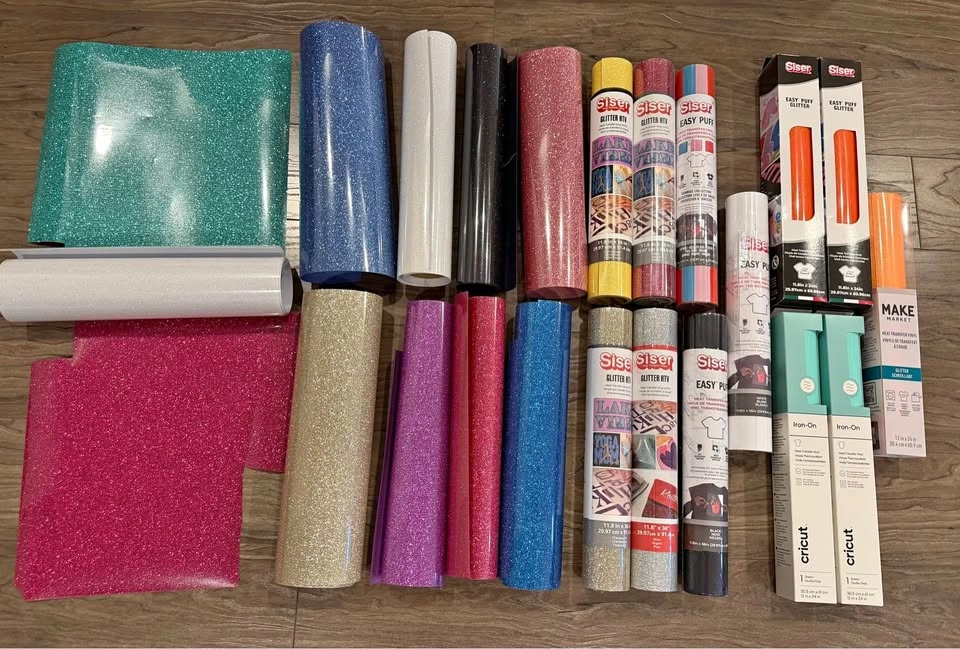 Siser, Cricut, and Make Market Heat Transfer Vinyl Bundle