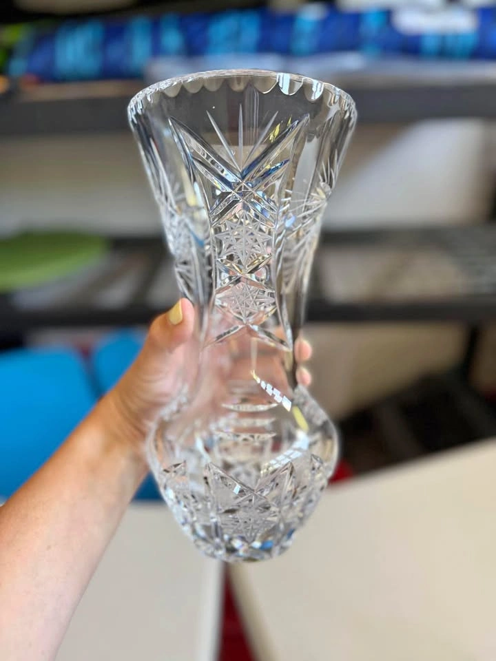 Cut Crystal Vase