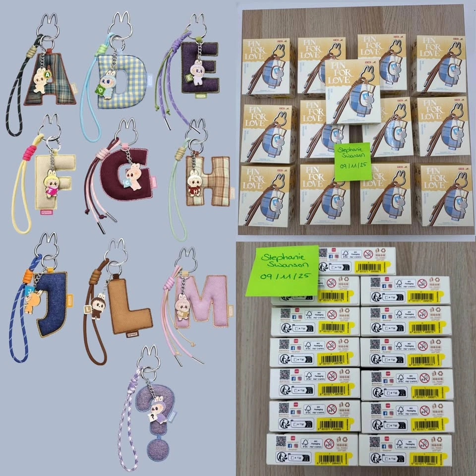 BNIB AUTHENTIC Pin for love letter pendants Labubu - photo 4