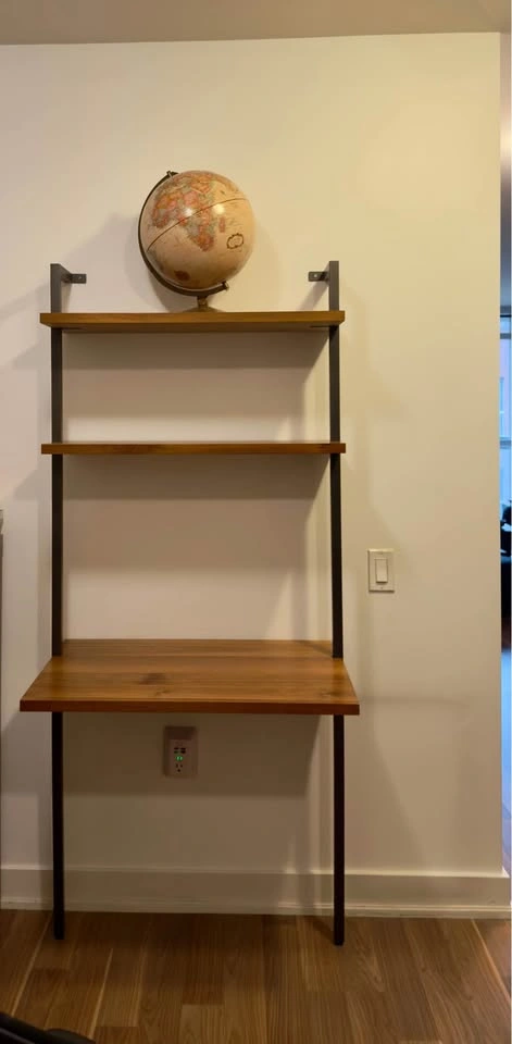 Helix 70" Acacia Desk (CB2) - photo 2