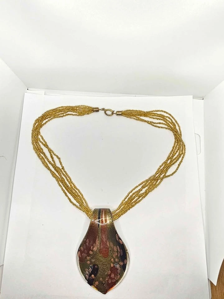 Murano Glass Pendant Necklace - photo 2