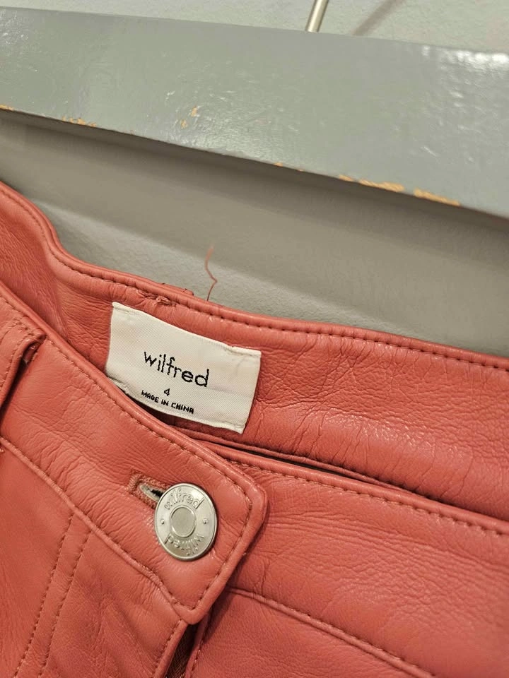 Aritzia Wilfred Pleather Pants - photo 3