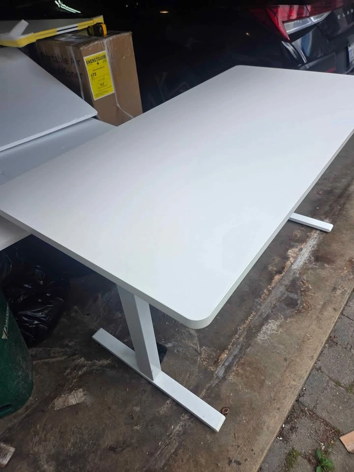 FlexiSpot Electric Standing Desk 55” x 28” – White Adjustable De - photo 3
